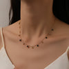 Wholesale Titanium Steel Multishell Pendant Necklace With Diamond Geometric Cartoon Style Vacuum Electroplated In Furnace