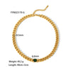 Wholesale Titanium Steel Necklace And Bracelet For Women 18K Goldplated Inlaid With White Stone Heart Drop Shape And Geometric Pattern Snake Bone Chain Inlaid Zircon Treatment