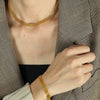 Wholesale 316L Stainless Steel Necklace Bracelet Suit With Stars Sun And Moon Clouds Universe Pattern Simple Style Electroplating