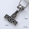 Wholesale Titanium Steel Necklace Men's Hip Hop Retro Geometric Pendant Polished