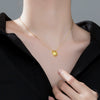 Wholesale Titanium Steel Necklace With Geometric Pattern And Electroplating Process For Unisex Cartoon And Flower Style