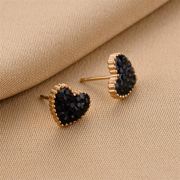 Wholesale Titanium Steel Nonfading Earrings With Geometric Pattern And Electroplating For Women