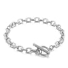 Wholesale Titanium Steel Ochain Bracelet With Geometric Cross And Electroplating Treatment
