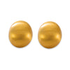 Wholesale Titanium Steel Oval Electroplated Geometric Fashion Earrings For Women