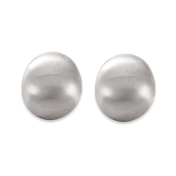Wholesale Titanium Steel Oval Electroplated Geometric Fashion Earrings For Women