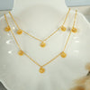 Wholesale 316L Stainless Steel Palace Style Shell Pendant Necklace With Electroplating For Women