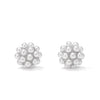 Wholesale Titanium Steel Pearl Earrings Simple Geometric Retro Electroplated For Women
