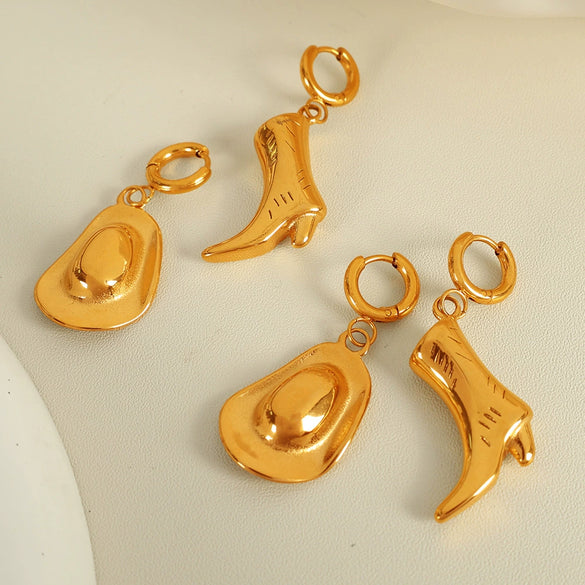 Wholesale 316L Stainless Steel Personality Fashion Earrings Jewelry