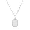 Wholesale 316L Stainless Steel Plated 18K Gold Pendant Necklace For Women With Geometric Letters Pattern And Simple Style