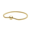 Wholesale Titanium Steel Polished Leaves Pattern Snake Bone Bracelet