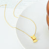 Wholesale Titanium Steel Rabbit Pendant Necklace With Electroplating Animal Pattern For Lovers
