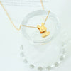 Wholesale Titanium Steel Rabbit Pendant Necklace With Electroplating Animal Pattern For Lovers