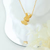 Wholesale Titanium Steel Rabbit Pendant Necklace With Electroplating Animal Pattern For Lovers