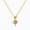 Wholesale Titanium Steel Retro Artistic Hexagram Ochain Clavicle Necklace With 18K Gold Plated
