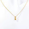 Wholesale Titanium Steel Retro Geometric Diamond Design Round Pendant Ochain Necklace For Women With Twelve Birthstones