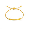 Wholesale Titanium Steel Retro Letter Geometric Gold Inlaid Women's Bracelet