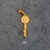 Wholesale Titanium Steel Retro Peach Heart Key Pendant Jewelry Accessory