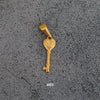 Wholesale Titanium Steel Retro Peach Heart Key Pendant Jewelry Accessory