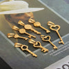 Wholesale Titanium Steel Retro Peach Heart Key Pendant Jewelry Accessory