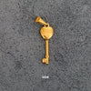 Wholesale Titanium Steel Retro Peach Heart Key Pendant Jewelry Accessory