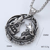 Wholesale Titanium Steel Retro Punk Hip Hop Geometric Men's Necklace With Polishing Treatment