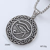 Wholesale Titanium Steel Retro Punk Hip Hop Geometric Men's Necklace With Polishing Treatment