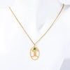 Wholesale Titanium Steel Retro Twelve Constellation Pendant Necklace With Electroplating Treatment And Ochain
