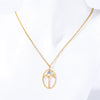 Wholesale Titanium Steel Retro Twelve Constellation Pendant Necklace With Electroplating Treatment And Ochain