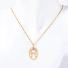 Wholesale Titanium Steel Retro Twelve Constellation Pendant Necklace With Electroplating Treatment And Ochain