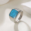 Wholesale Titanium Steel Ring For Men Retro Style With Electroplating