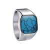 Wholesale Titanium Steel Ring For Men Retro Style With Electroplating