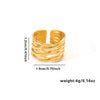 Wholesale Titanium Steel Ring For Women With Geometric Design Electroplating Treatment High End Fashion And Niche Joker Opening Non Fading Design