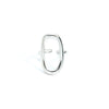 Wholesale Titanium Steel Ring Geometric Irregular Snake Line Multi Layer Retro Style For Women
