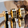 Wholesale Titanium Steel Ring Geometric Style Gold Plated