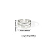 Wholesale Titanium Steel Ring Geometric Style With Heart Flower Leaf Letter Number Text Pattern Electroplated