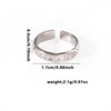 Wholesale Titanium Steel Ring Retro Style With Leaves Heart Shape Flower Letters Numbers Electroplating For Women