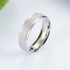 Wholesale Titanium Steel Ring With Geometric Pattern For Jewelry Lovers Polished