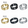 Wholesale Titanium Steel Rings With Nordic Pirate Viking Text Rune Pattern And Electroplating Treatment