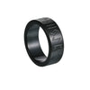 Wholesale Titanium Steel Rings With Nordic Pirate Viking Text Rune Pattern And Electroplating Treatment