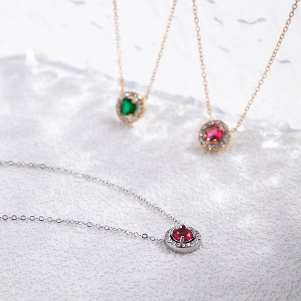 Wholesale Titanium Steel Round Geometric Clavicle Chain With Electroplating For Women Light Luxury And Simple Exquisite All Match Design