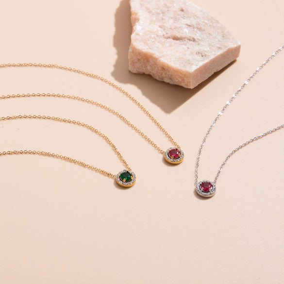 Wholesale Titanium Steel Round Geometric Clavicle Chain With Electroplating For Women Light Luxury And Simple Exquisite All Match Design
