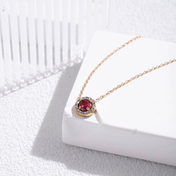 Wholesale Titanium Steel Round Geometric Clavicle Chain With Electroplating For Women Light Luxury And Simple Exquisite All Match Design
