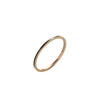 Wholesale Titanium Steel Simple Geometric Electroplating Ring For Women