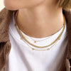 Wholesale Titanium Steel Simple Heart Shape Electroplated Mini Necklace For Women