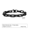 Wholesale Titanium Steel Simple Square Chain Bracelet With Electroplating Treatment