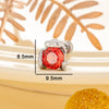 Wholesale Titanium Steel Snake And Flower Earrings With Inlaid Zircon Unisex Rose Cut Diy Hand Set