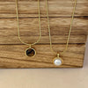 Wholesale Titanium Steel Snake Bone Necklace Geometric U Shape Retro Light Luxury Electroplated