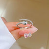 Wholesale Titanium Steel Snakeshaped Crownpatterned Polished Unisex Ring