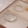 Wholesale Titanium Steel Square Stitching Geometric Electroplating Bracelet For Women
