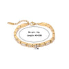 Wholesale Titanium Steel Square Stitching Geometric Electroplating Bracelet For Women